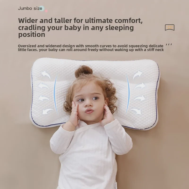 Baby Hoofdkussen met Neksteun - Ergonomisch en Ademend voor Kinderen (1-16 Jaar)