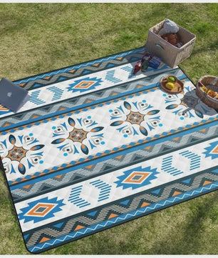 Grote Waterdichte Picknickkleed 200x200cm - Ideaal voor Strand, Camping & Buitenactiviteiten met Draaglus