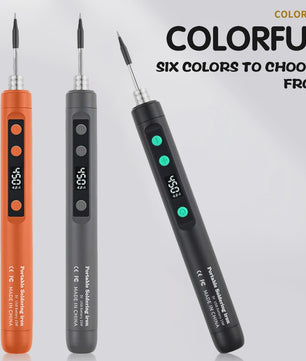 15W USB Slimme Soldeerbout Set met Temperatuurregeling en Type-C