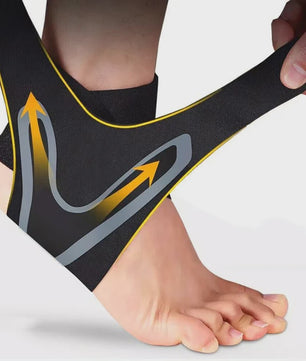 Comfortabele Enkelbrace met Compressie - Ademend & Ondersteunend voor Sport