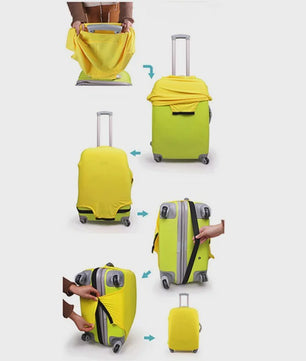 Universele Stretch Kofferhoes - Bescherm uw Bagage met Stijl