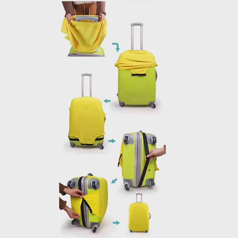 Universele Stretch Kofferhoes - Bescherm uw Bagage met Stijl