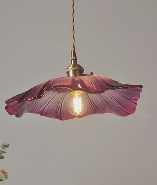 Moderne Glas Glasmozaïek Bloem Hanglamp - Sfeervolle Verlichting voor Woonkamer & Slaapkamer