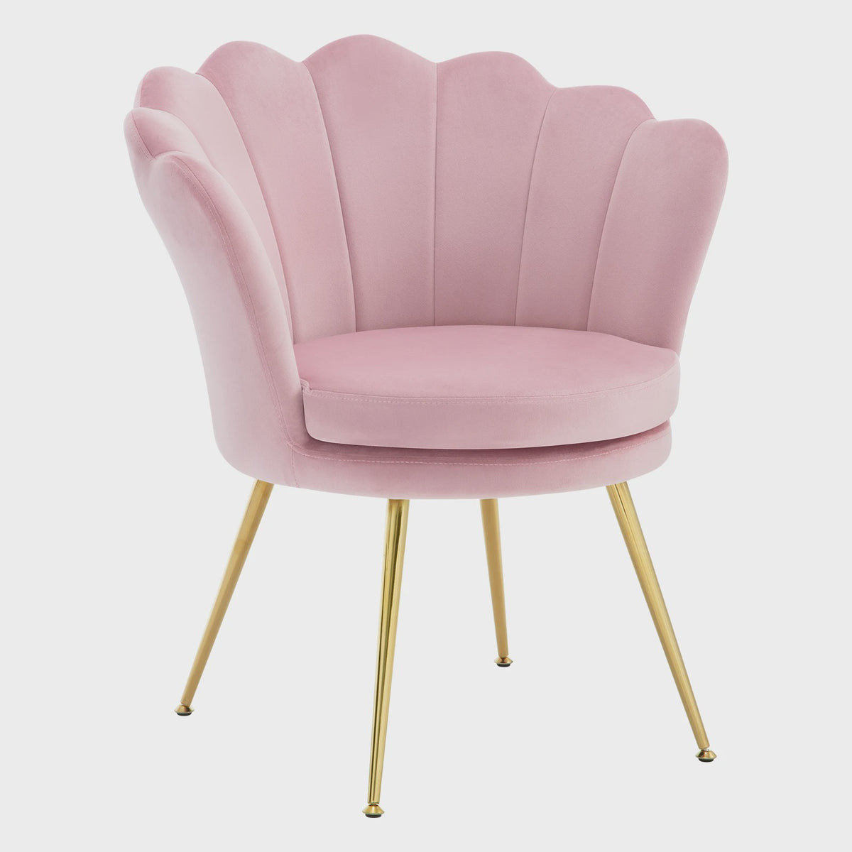 Luxe Velours Fauteuil met Metalen Poten - Comfortabele Relaxstoel voor de Woonkamer