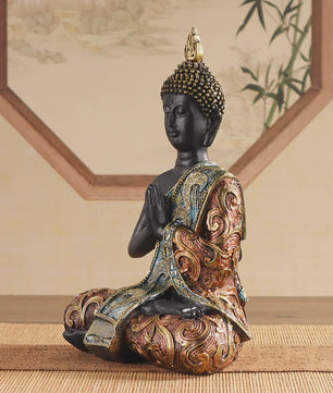 Zittende Boeddha Beeld - Religieus Kunstwerk & Decoratie voor Huis en Kantoor