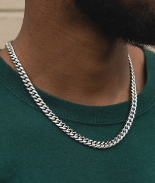 Klassieke Cuban Chain Ketting Heren Dames - Roestvrij Staal (3-11mm)