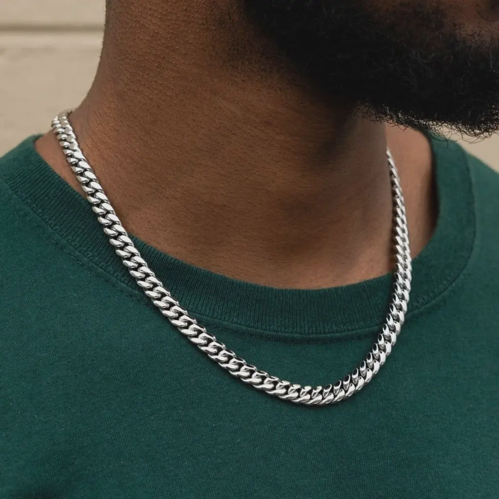 Klassieke Cuban Chain Ketting Heren Dames - Roestvrij Staal (3-11mm)