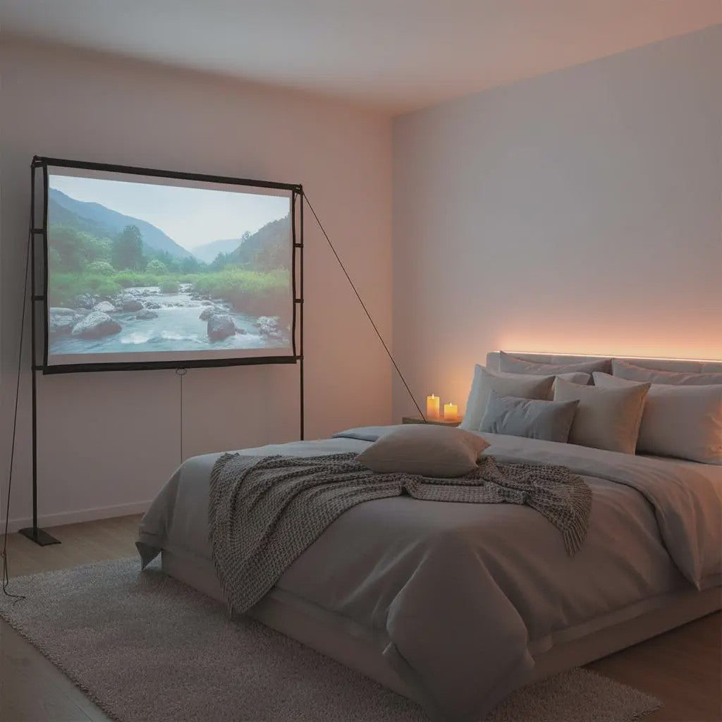Projectiescherm 84 inch 4:3 met Draagbare Standaard