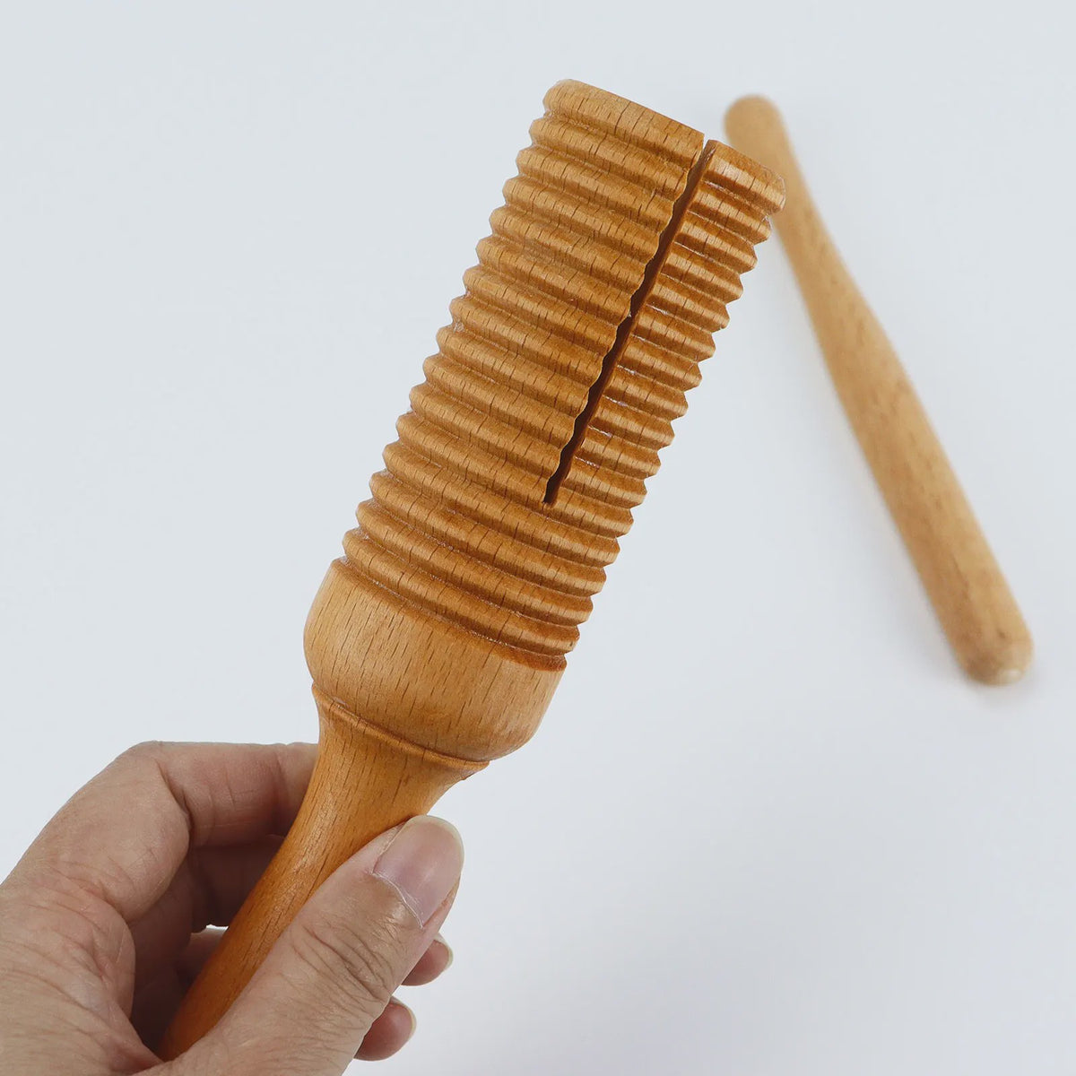 Handgemaakt Houten Kikker Percussie Instrument - Orff Instrument voor Muziek en Ontspanning