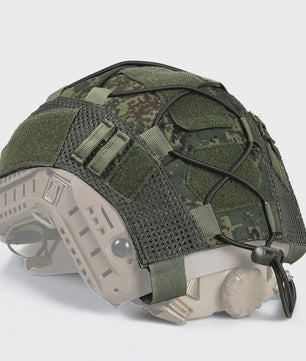 Tactische Helm Cover met Elastisch Koord voor Fast Helm - Airsoft & Paintball Camouflage