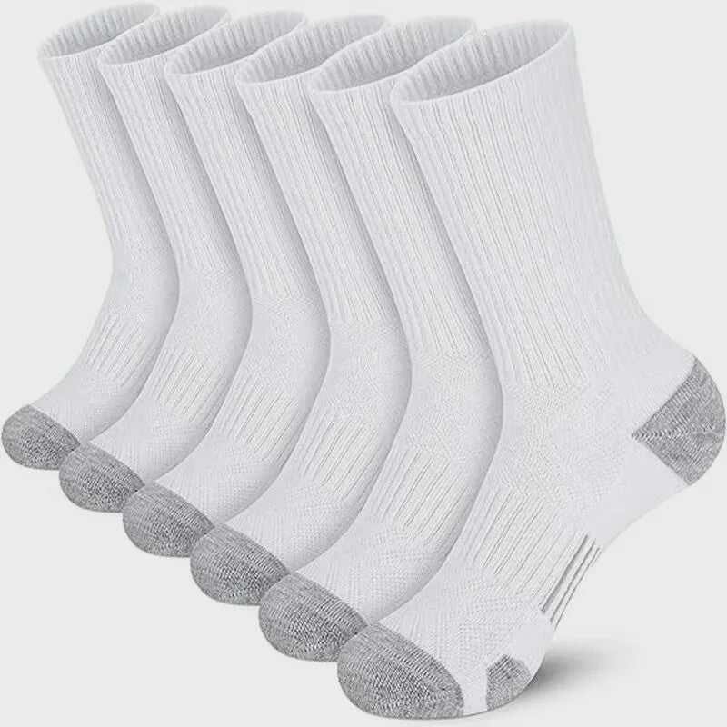 Heren Sportsokken 6/12 Paar - Comfortabel, Ademend & Duurzaam voor Outdoor, Gym & Voetbal