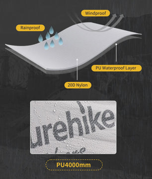 Naturehike Mongar 2-Persoons Tent: Ultralicht, Waterdicht & Duurzaam voor Outdoor Avonturen
