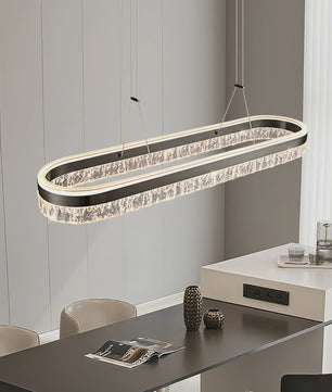Nordic Kristallen Plafondlamp - Stijlvolle Chandelier voor Woonkamer, Restaurant of Villa