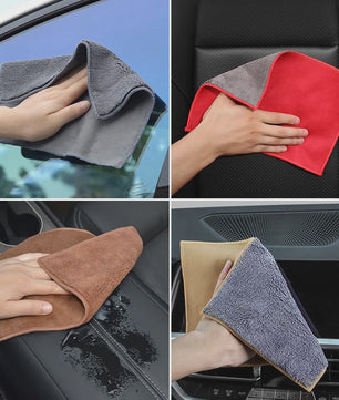 Set van 2 Harley Davidson Microvezel Doeken - Soft Drying Cloth voor Auto & Motor