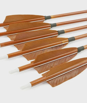 Set van 6/12 Gemengde Carbon Pijlen SP500 - 31.5 inch - Jacht & Schietsport
