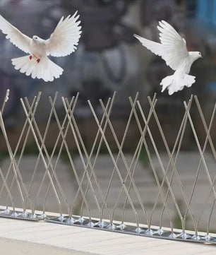 RVS Duivenpinnen Set - Vogelwering voor Tuin & Balkon