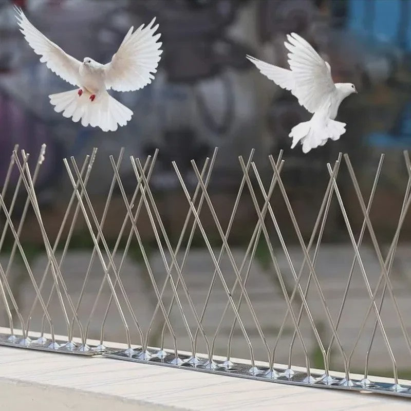 RVS Duivenpinnen Set - Vogelwering voor Tuin & Balkon