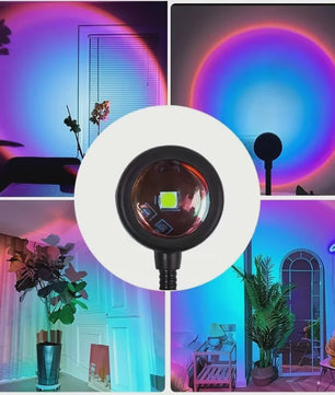 Sunset Projector Lamp - Sfeerverlichting met Art Deco Stijl