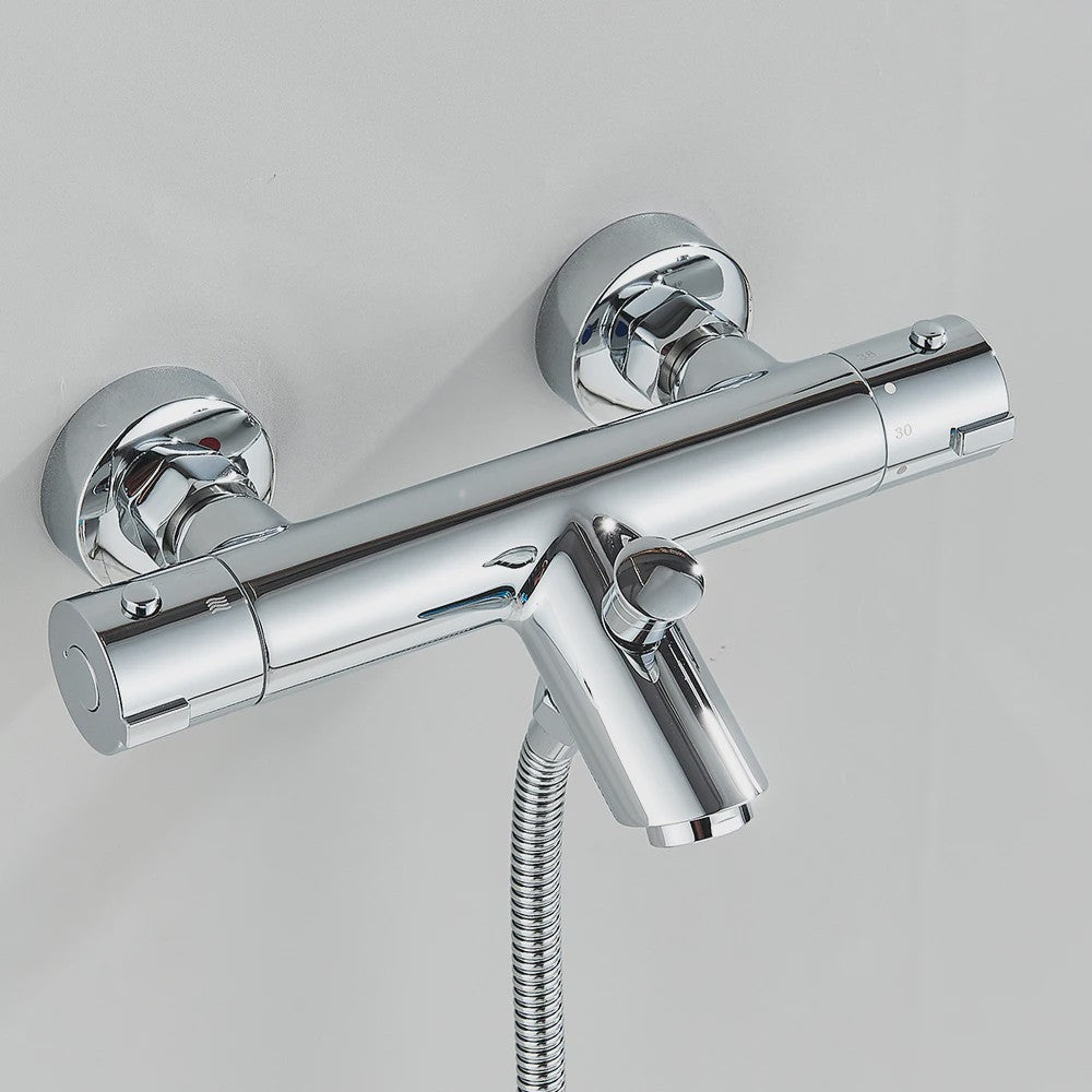 Thermostatische Douchekraan Set - Luxe Thermostaatkraan voor Badkamer en Douche