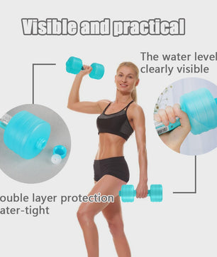 Verstelbare Water Dumbbells - Draagbare Fitness Gewichten voor Krachttraining