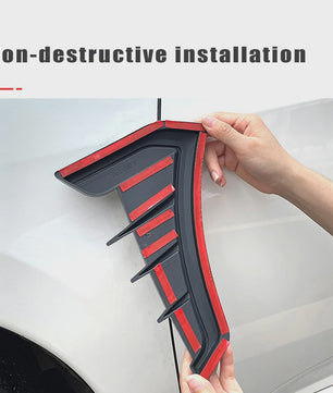 Decoratieve Zijfender Stickers voor BMW M Performance - Carbon & Piano Black