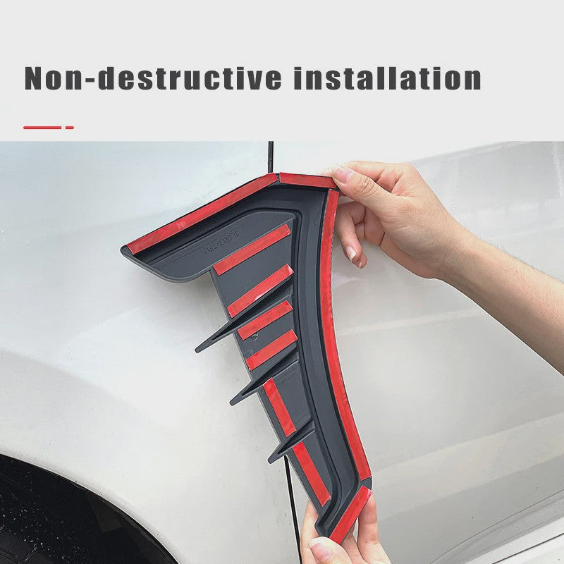 Decoratieve Zijfender Stickers voor BMW M Performance - Carbon & Piano Black