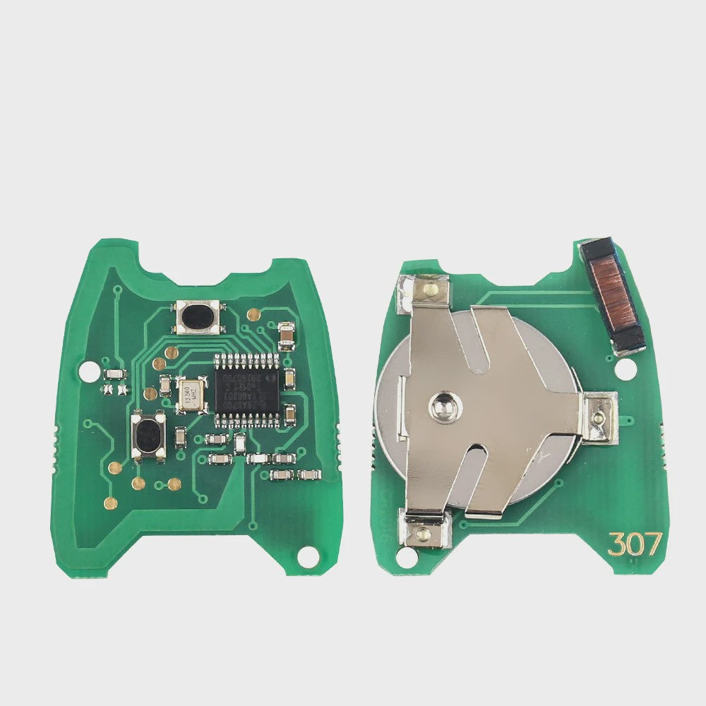 Afstandsbediening Autosleutel 433MHz ID46 Chip voor Peugeot & Citroen