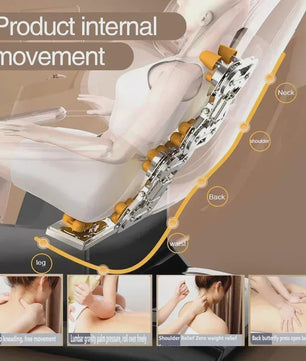 Luxe 4D Massagechair met Zero Gravity, Volledige Lichaamsmassage & Touchscreen