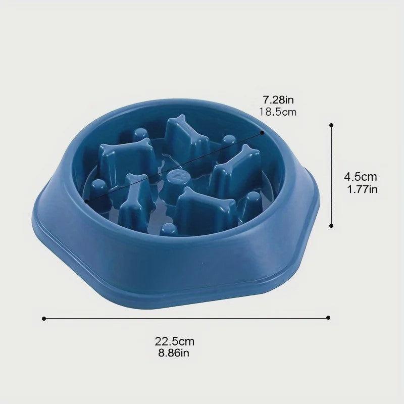 Honden voerbak slowfeeder anti-verstikking | Gezonde voeding