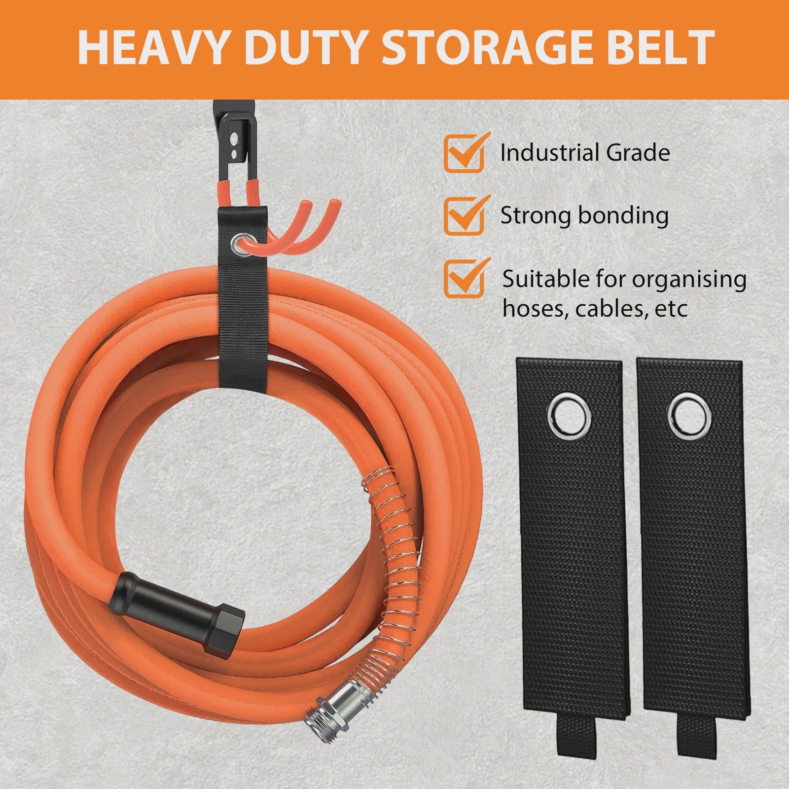 Heavy Duty Garage Haken Set - Wandmontage Organizer voor Gereedschap, Fietsen & Tuin