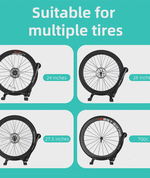 WEST BIKING Opvouwbare Fiets Parkeerstandaard - Carbon Staal