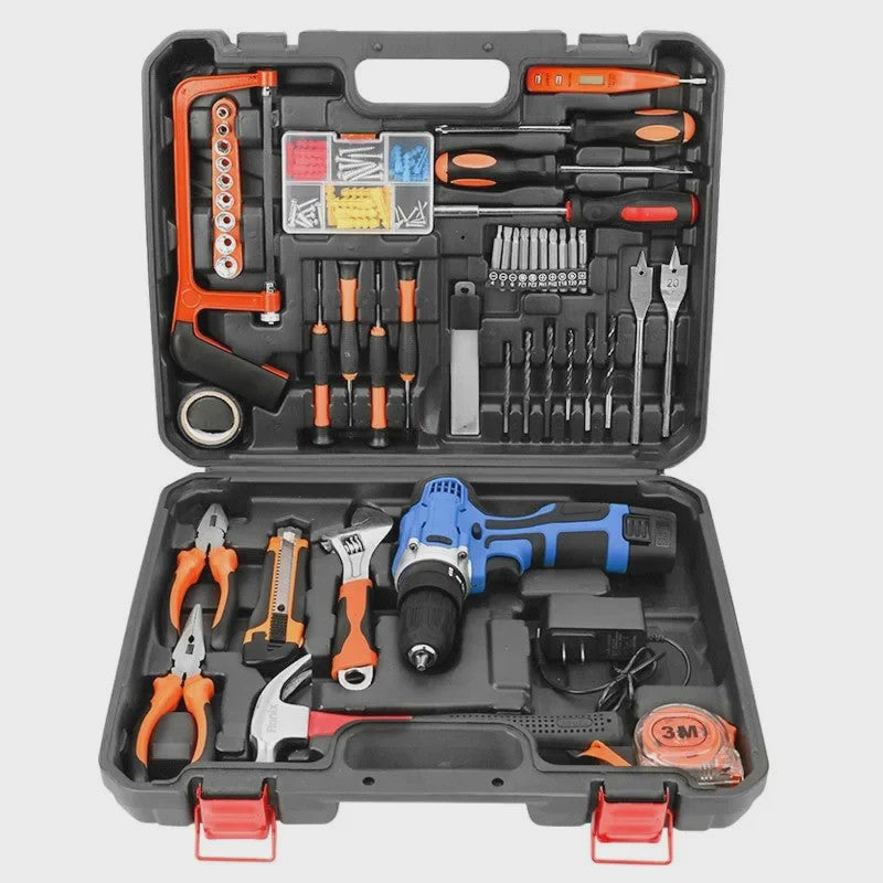 Uitgebreide Gereedschapskist Set - Multifunctioneel Handgereedschap voor Huis & Werk