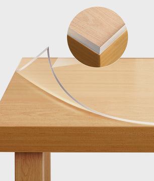 WOLTU Kristalhelder Transparant Tafelzeil 2mm Dik - Waterdichte Beschermhoes voor Eettafel & Bureau