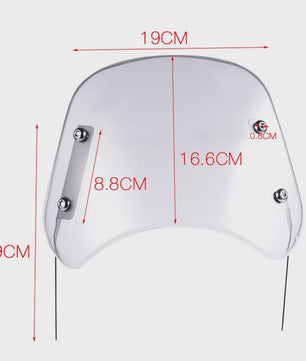 Universele Motor Windscherm voor Harley, Honda, Yamaha, Kawasaki, Suzuki - Verhoog Rijcomfort