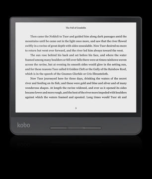 KOBO Forma E-reader 8.0" 300PPI HD E-ink Scherm - Waterdicht & ComfortLight PRO
