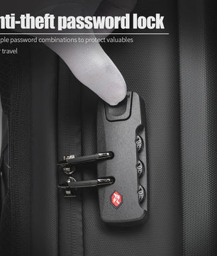 Robuuste Expandeerbare Rugzak met Hard Shell: Ideaal voor Gaming, Zakelijk & Reizen
