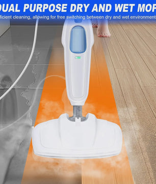 Krachtige Stoomreiniger 1500W - Vloer, Ramen & Tapijt Reiniger met Afneembare Handunit