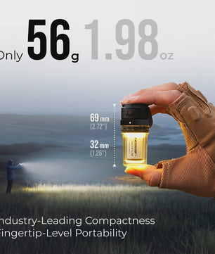 FLEXTAIL ZERO LANTERN: Ultralichte Campinglamp (56g) met 300LM LED & IPX5 Waterdichtheid