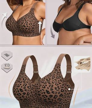 Naadloze BH voor Dames: Draadloos, Volle Cup & Push-Up Comfort