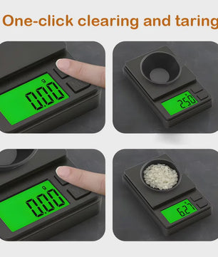 Precisie Keukenweegschaal 0.01g - Digitale Weegschaal voor Voedsel & Sieraden met LCD