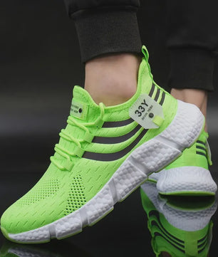 Herensneakers Ademend Lichtgewicht Mesh - Casual Sport & Hardloopschoenen