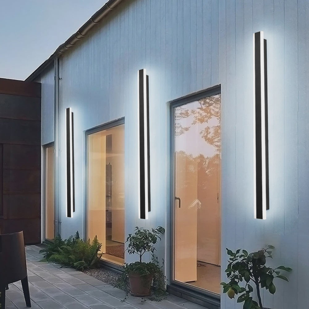 Moderne LED Wandlamp Buiten - Waterdicht IP65, Dimbaar met Afstandsbediening - Villa & Tuin Verlichting