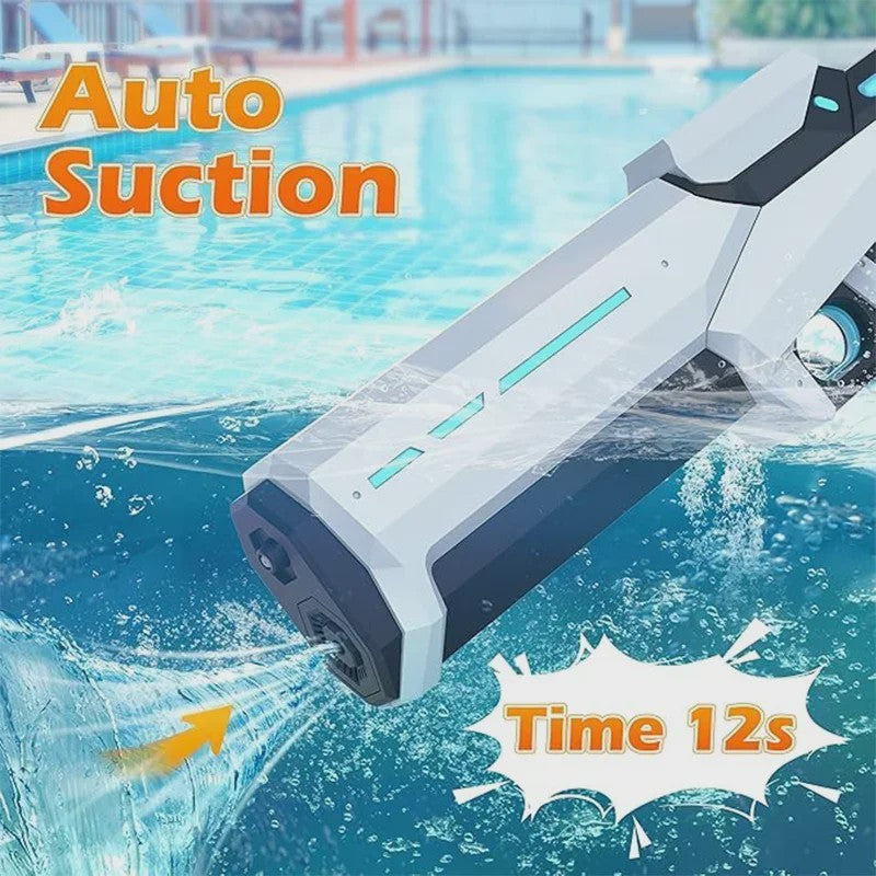 Krachtige Elektrische Waterpistool 43cm met Automatische Waterzuiging - Zomer Speelgoed voor Kinderen & Volwassenen