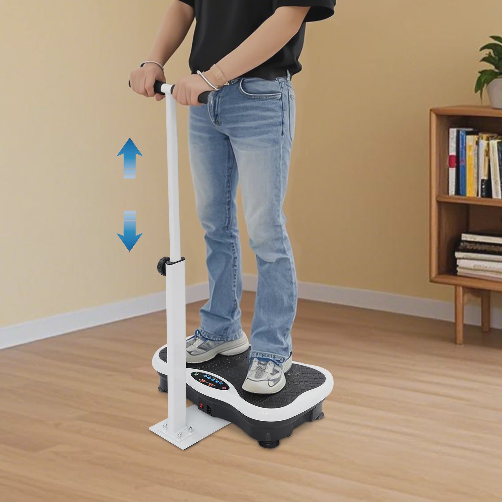 Vibratieplaat Fitnessapparaat met 120 Intensiteitsniveaus en 10 Modi