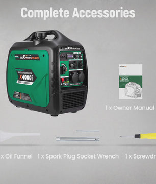 Stille Draagbare Omvormer Generator 3000W - Ideaal voor Camper, Huis & Buiten