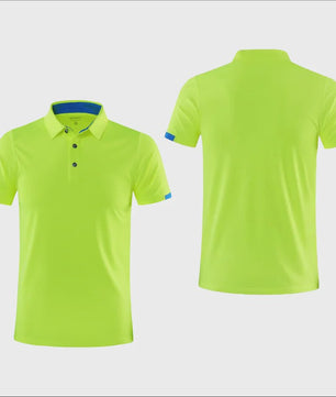 Ademend Sneldrogend Poloshirt met Korte Mouwen - Sport & Casual - 8 Kleuren