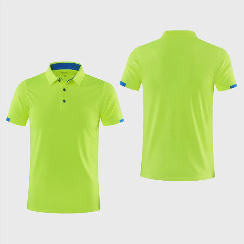 Ademend Sneldrogend Poloshirt met Korte Mouwen - Sport & Casual - 8 Kleuren