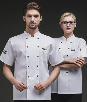 Ademende Mesh Kokskleding voor Heren & Dames - Zomer Keuken Uniform Koksbuis