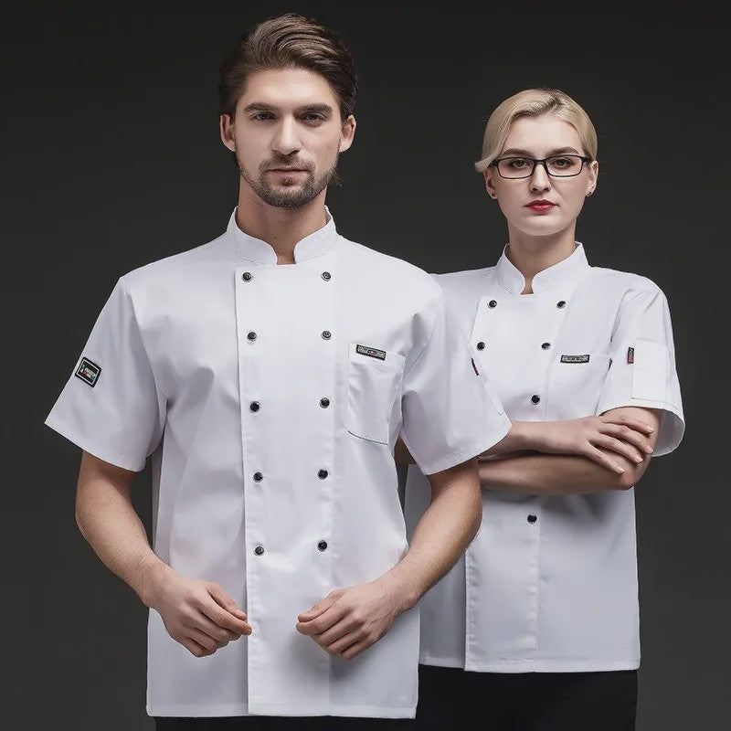 Ademende Mesh Kokskleding voor Heren & Dames - Zomer Keuken Uniform Koksbuis