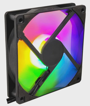 Manmu 120mm Rainbow RGB PC Ventilator - Hoge Koelprestaties voor Gaming PC's